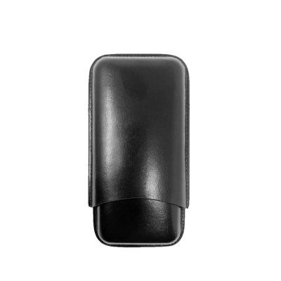 Δερμάτινη Πουροθήκη Μαύρη Για 3 Πούρα 3680